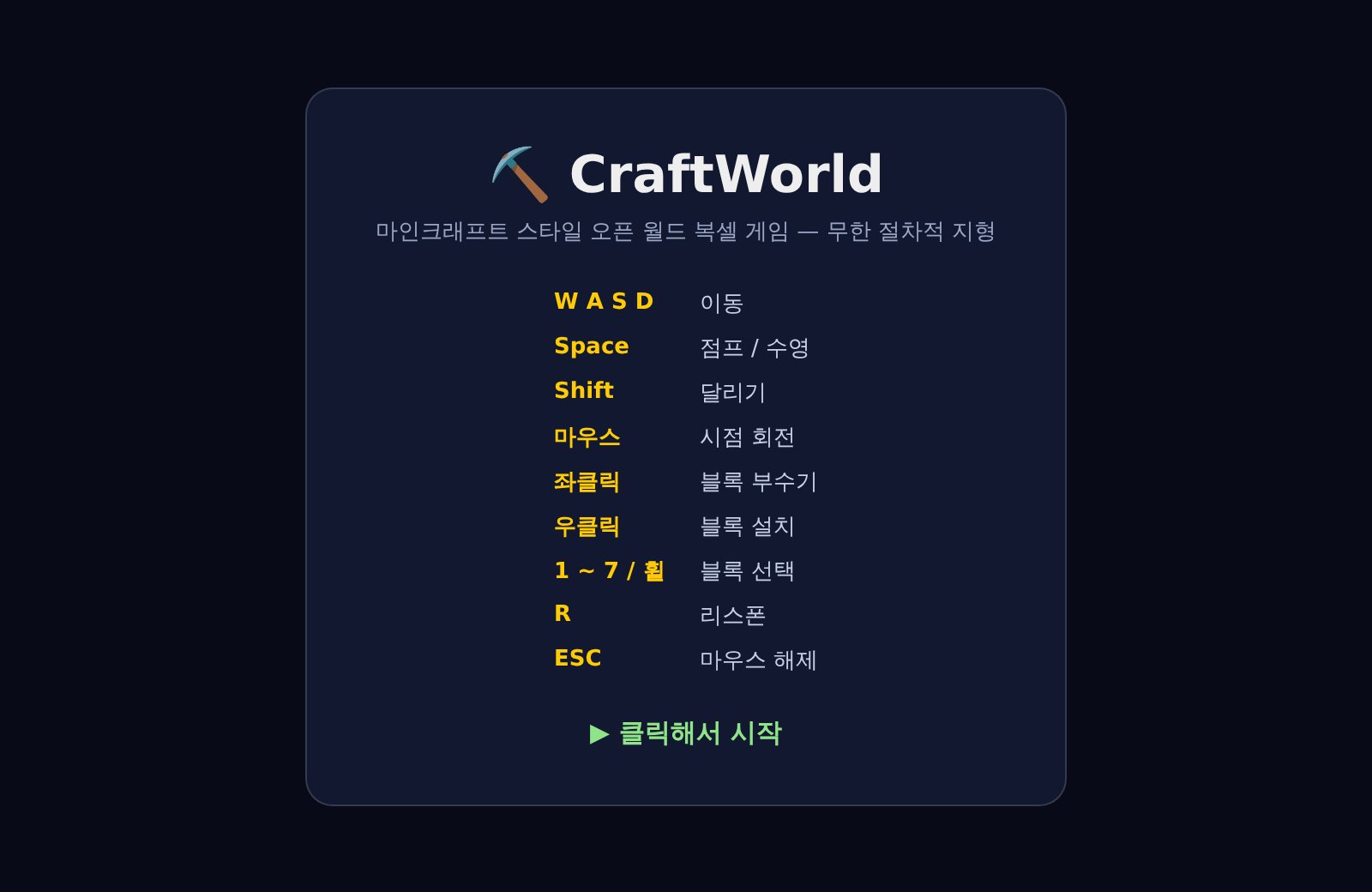 ProjectD 화면